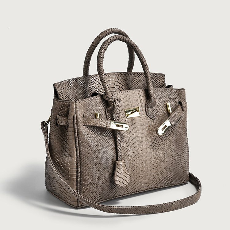 Snake Skin Pattern 2025 Autumn/Winter New Trendy Handbag Versatile Large Capacity Women's Bag