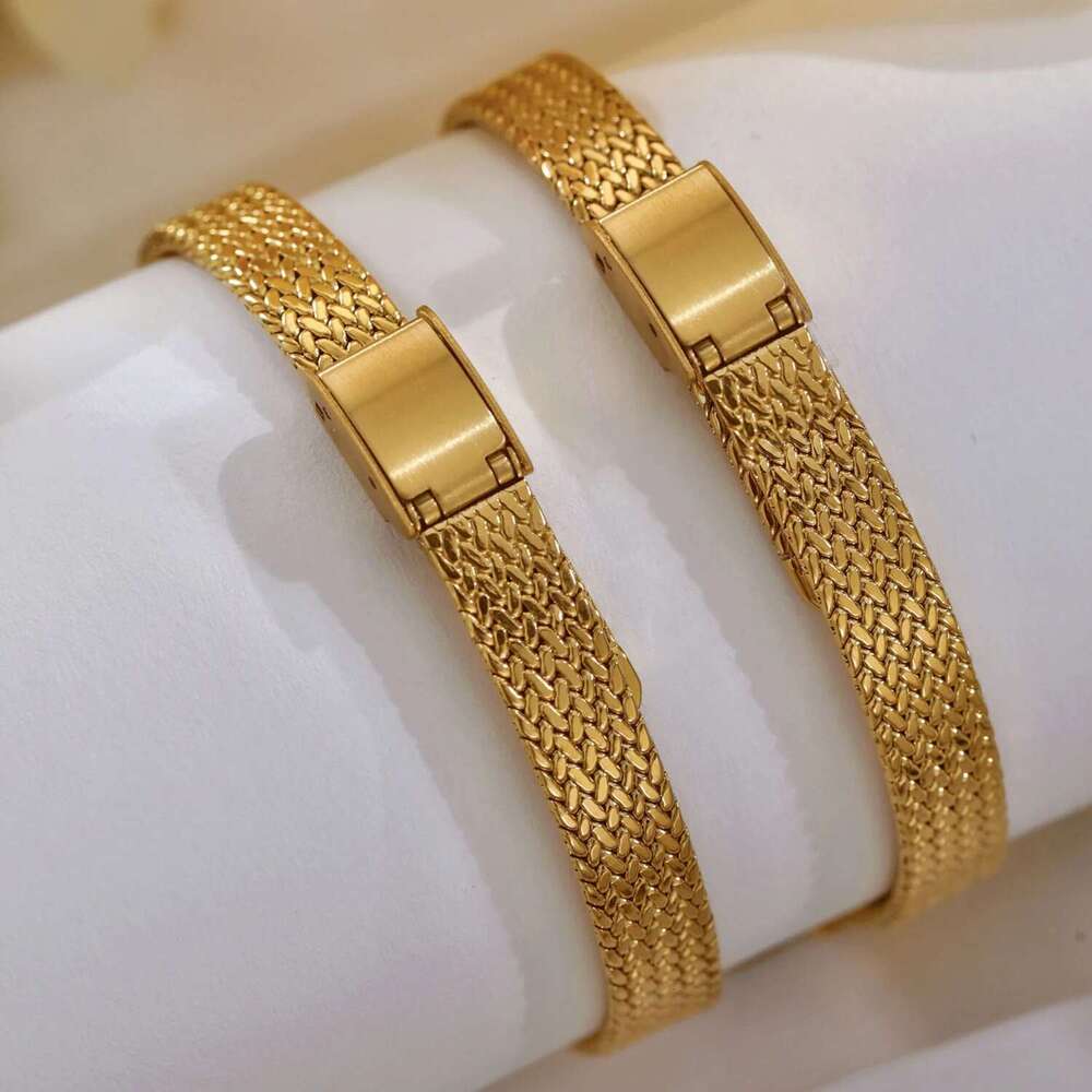 Women's Watches Brand Oval Quartz Watch Gifts For Women Vintage Elegant Waterproof Golden Wheat Bracelet Wristwatch
