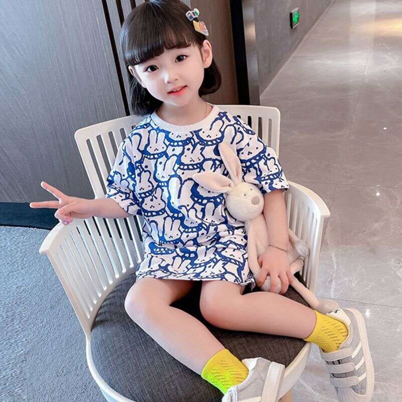 Children's T-Shirt Boys Girls, Clothes Babies, Summer Short Sleeved 2025 New Style, Loose Stylish Top For Small And Medium-Sized Children