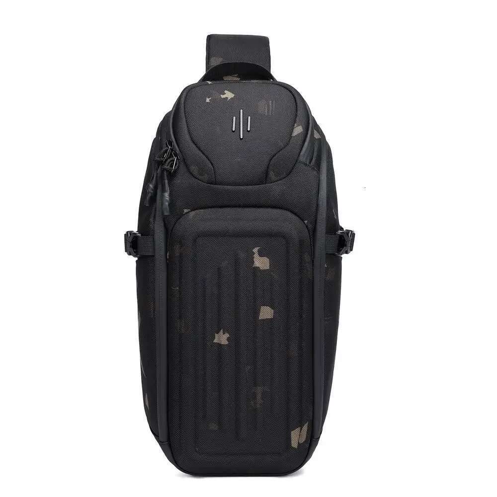 OZUKO New Men's Anti-Theft Chest High Quality Multifunction Crossbody Bag Male Waterproof Short Trip Shoulder Messenger Bags