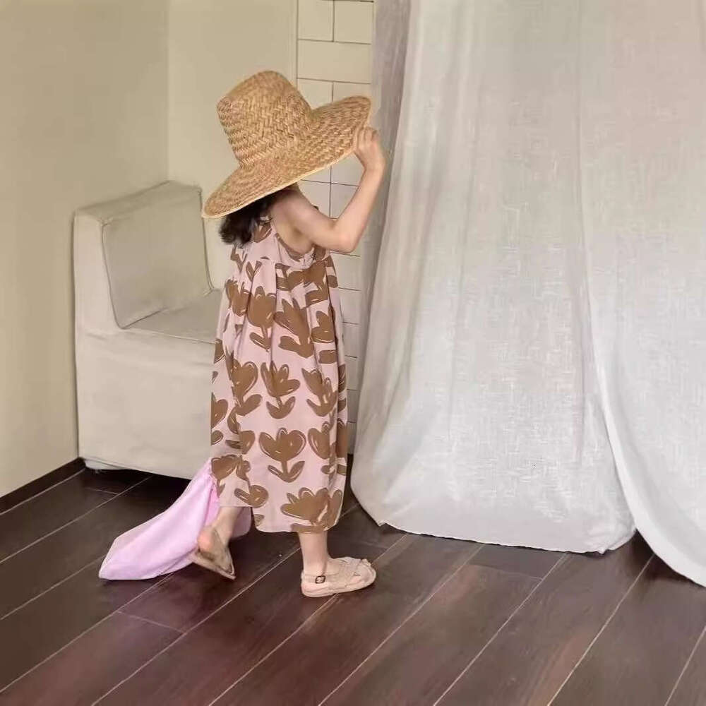 2025 Pants Lightweight Korean Girls' Casual Fashion Strap Children's Jumpsuit Wide Legs 7