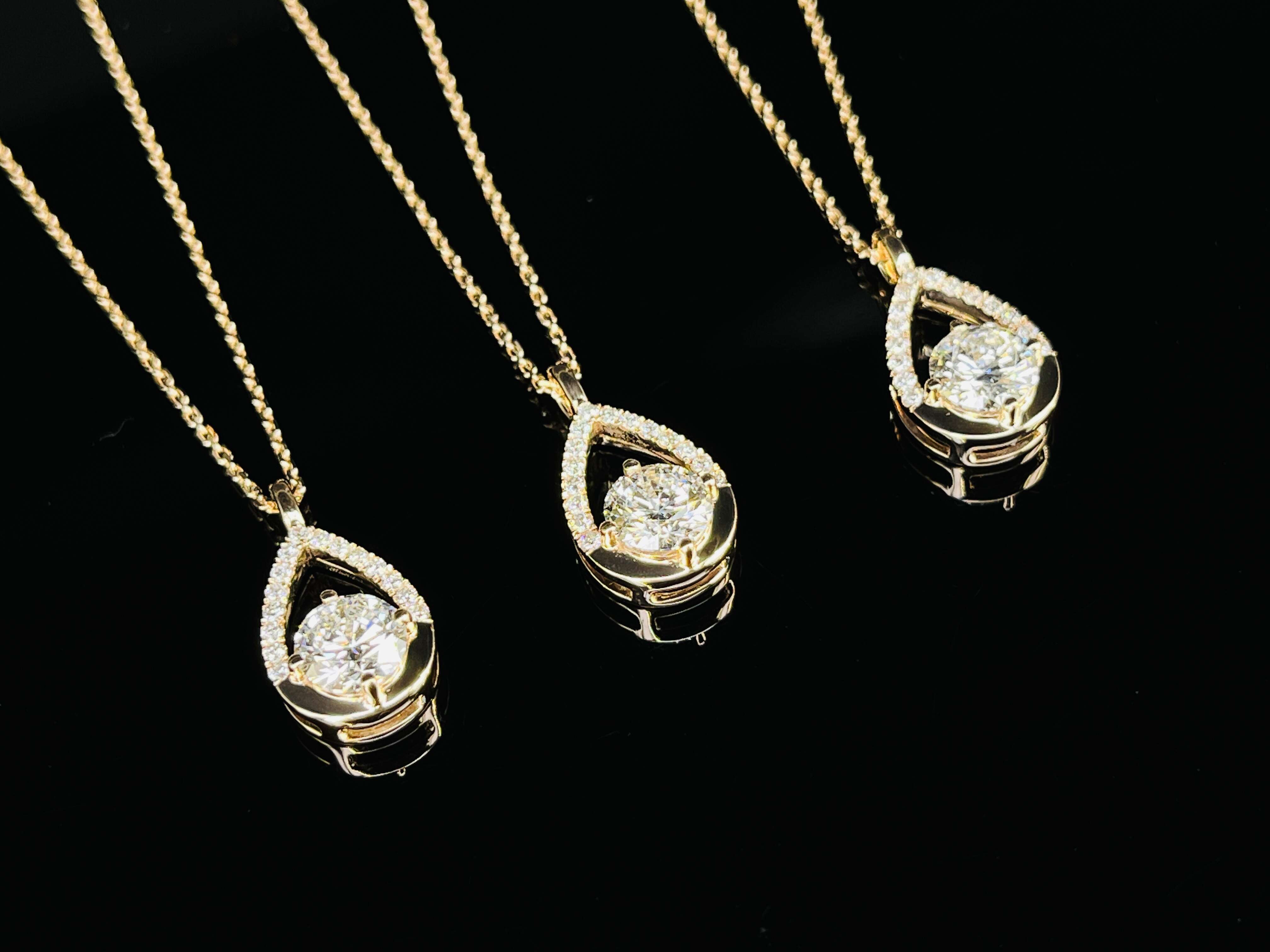 Qinglong Jewelry Lab Grown Cvd Diamond Women Wedding Pearl Butterfly Fashion 18K Pure Gold Pedant Gold Platinum Jewelry