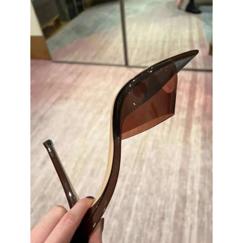Fashion Designer Women's Simple Slippers Pointed Slip-on Mules Sexy Open Women Stiletto Sandals Outdoor Casual Shoes