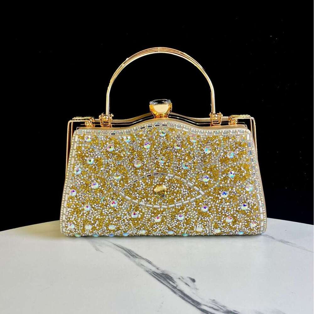 Dinner Bag New Exquisite Diamond Inlay Women S Bag With Cheongsam Socialite Banquet Handbag Rhinestone KQ