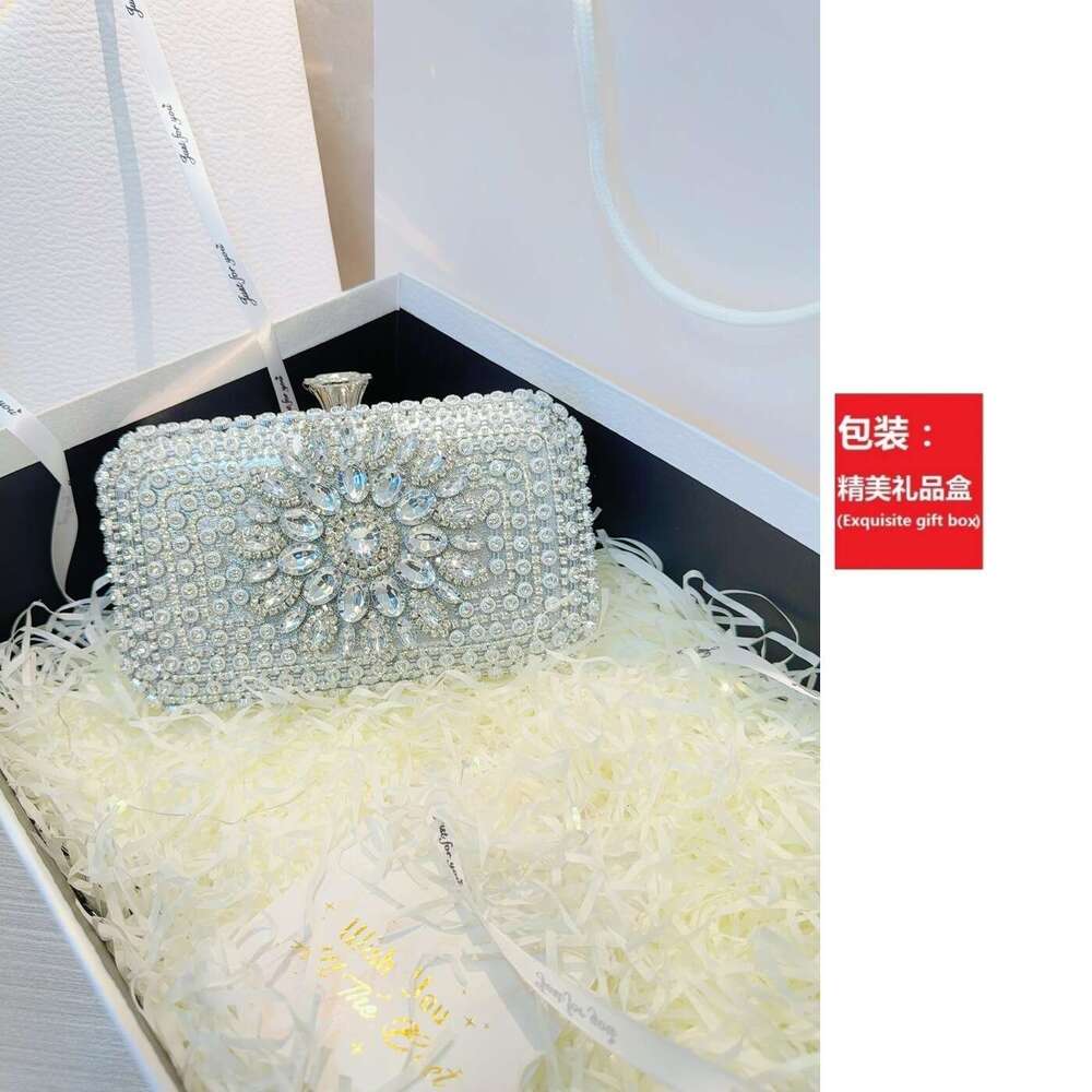 Dinner Bag Socialite Textured Rhinestone For Women S Dress Diamond Inlaid Handbag Evening Banquet Bag Qipao Bag KQ