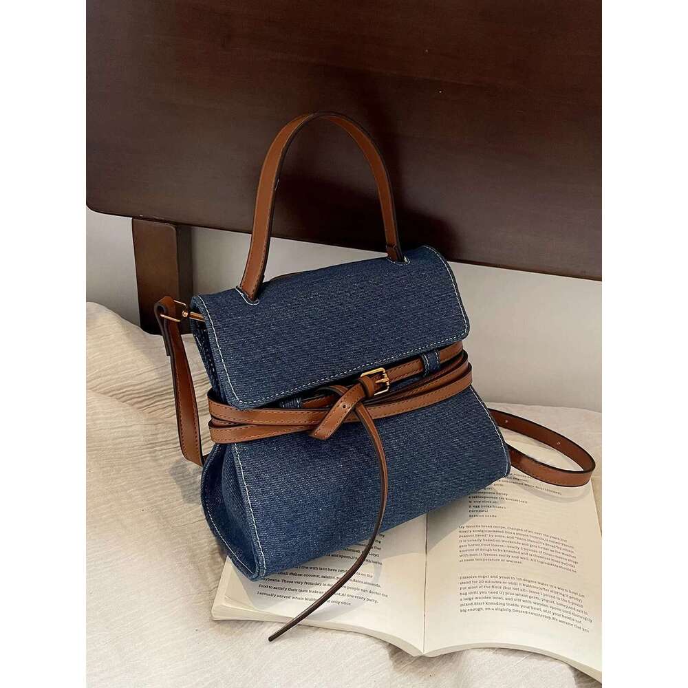 SUNNY BEACH Small Jeans Shoulder Bag Denim Blue Handbags Women Armpit Female Holiday Tote Brand Designer