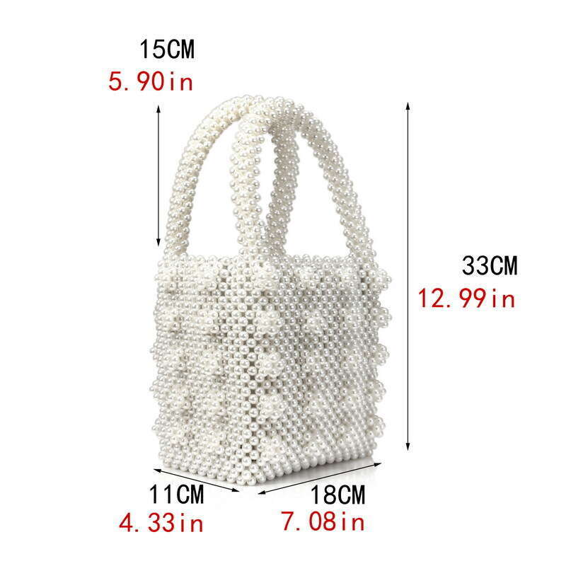 designer Women's bag Yingmi Handheld for Women's Instagram Popular Crowd Pack Beaded Fashion Pearl Bag