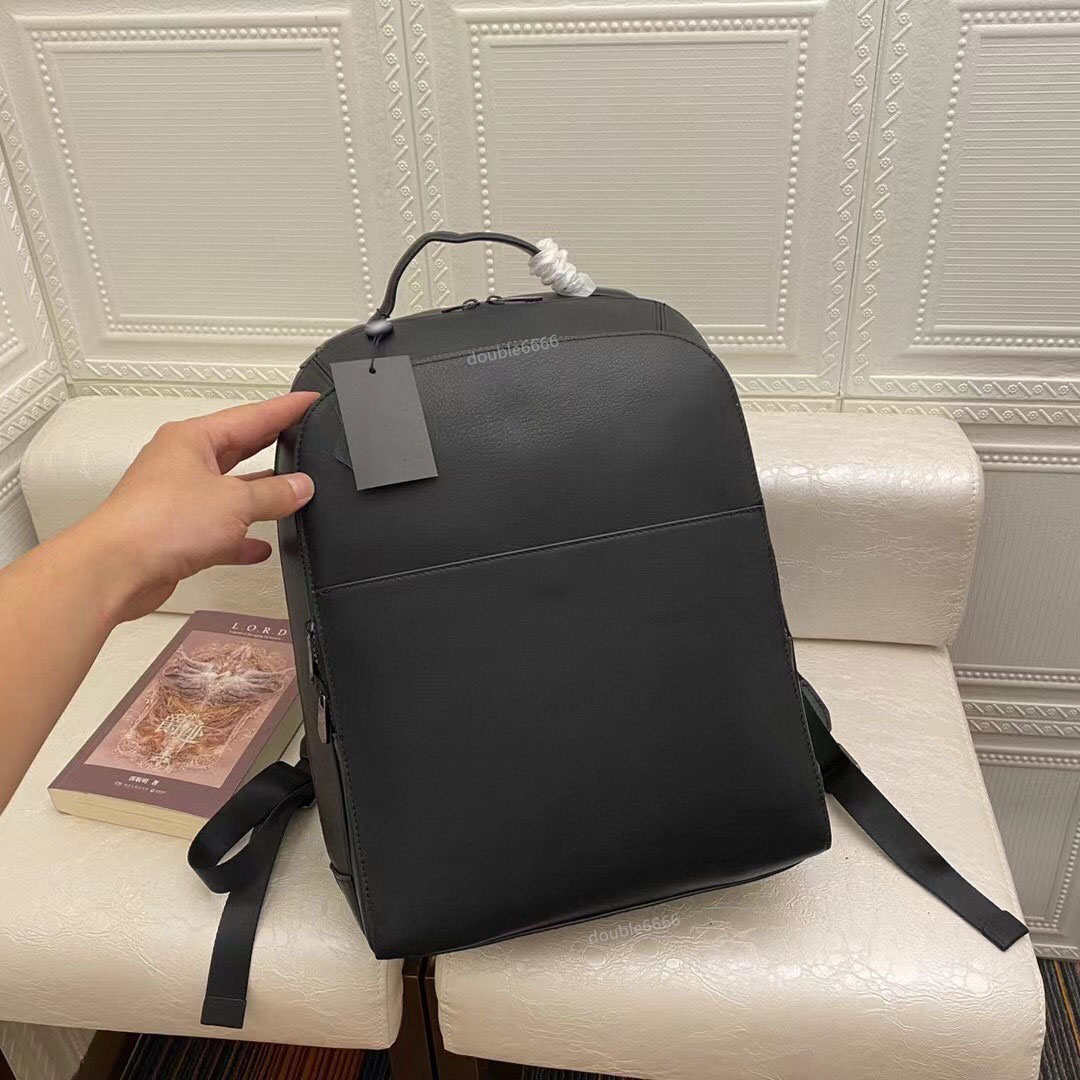 Men's leather backpack new men's business briefcase shoulder bag crossbody bag black cross cowhide casual square travel bag messenger bag Laptop Bag
