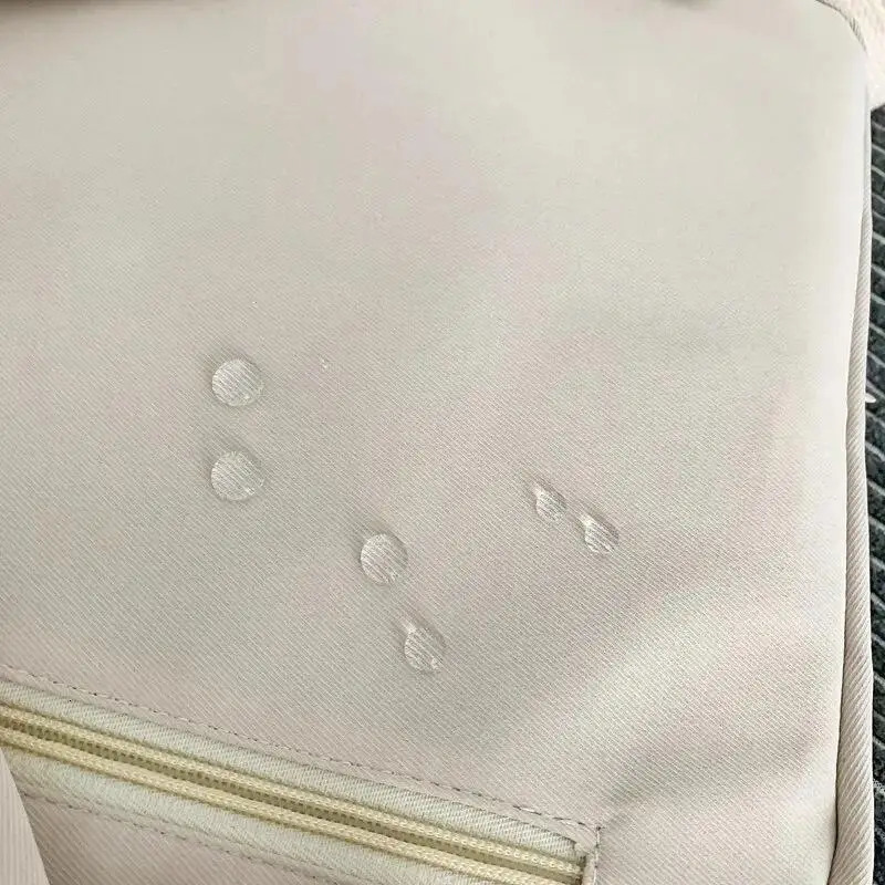 Multi pocket mens and womens nylon large capacity casual simple backpack insert button computer backpack 250427