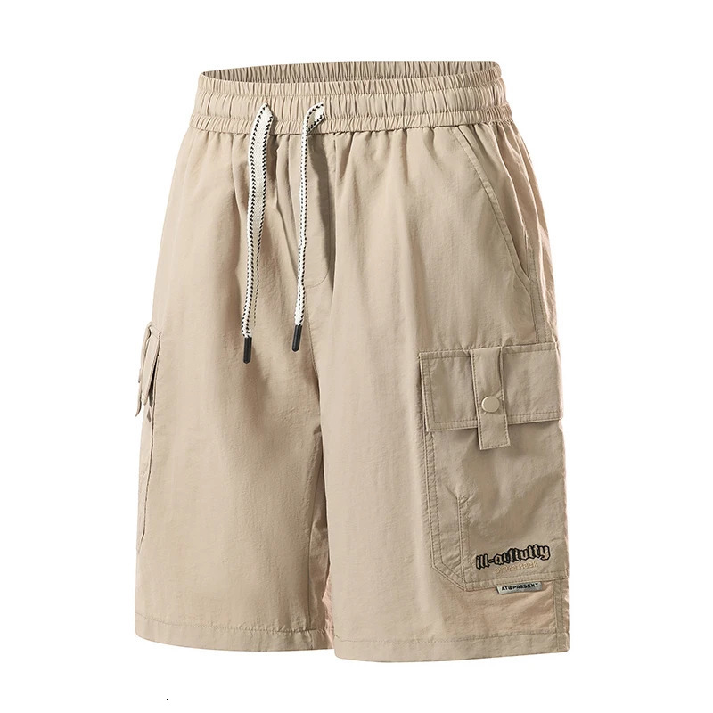Mens Summer Casual Trouser Original Cargo Shorts Bagged Bermuda Multi Pocket Tactical 250425