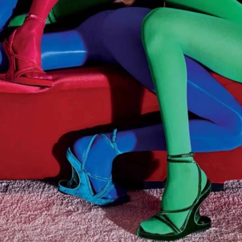 Fashion Brands Catwalk Lace High Heels Hollow Thick Soled Elegant Open Sandals Cross Strap Shoes Women