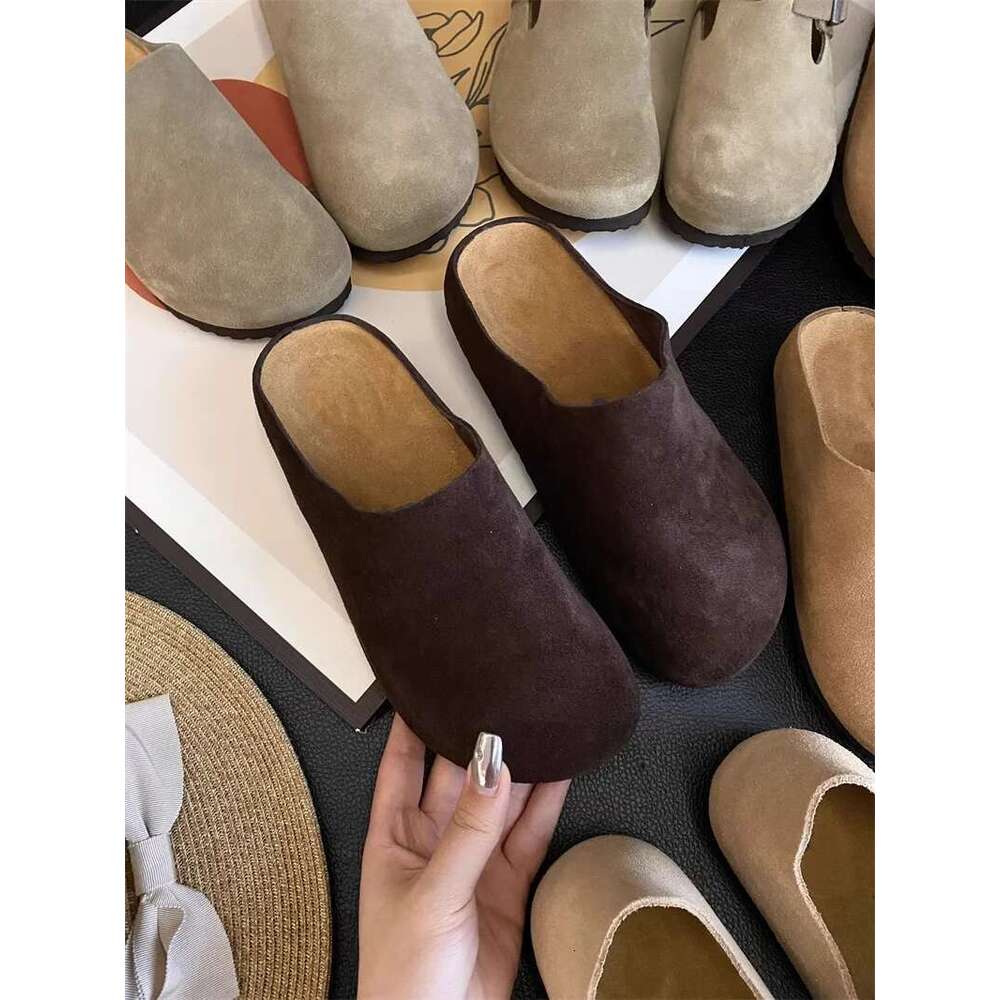 Spring Autumn Summer New Fashion Women's Retro Outdoor Slippers Simple Casual Flat Shoes Comfortable Designer Sandals