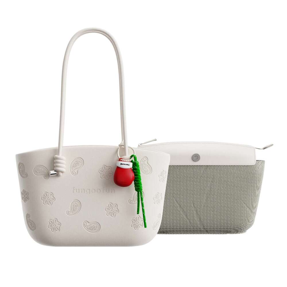 Fungoofun Handbag Women's Large Capacity Tote Adult Girls Waterproof Commuting Shoulder High-End EVA Armpit Bag Female