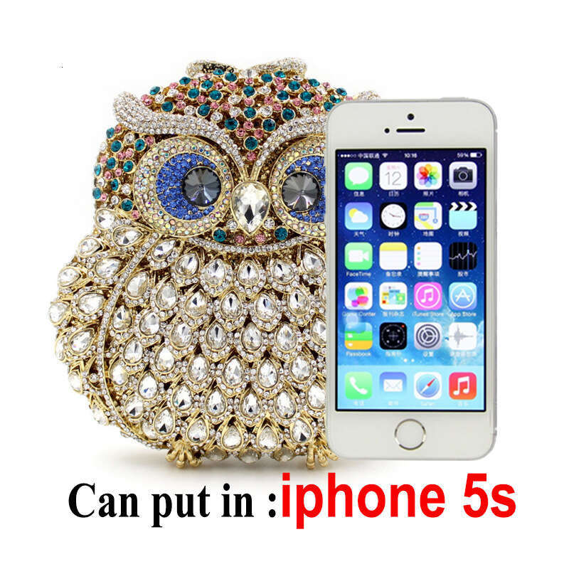 Dinner Bag BL Owl Water With Stranded Sky Metal Crystal Banquet And Diamond Set For Women S Handheld Bag KQ