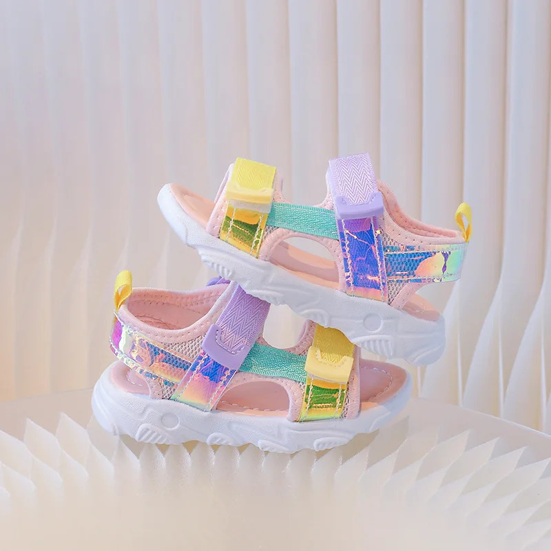 Childrens Sandals Summer Soft Bottom Princess Version Childrens Shoes Little Girls Beach Shoes Girls Shoes 250430