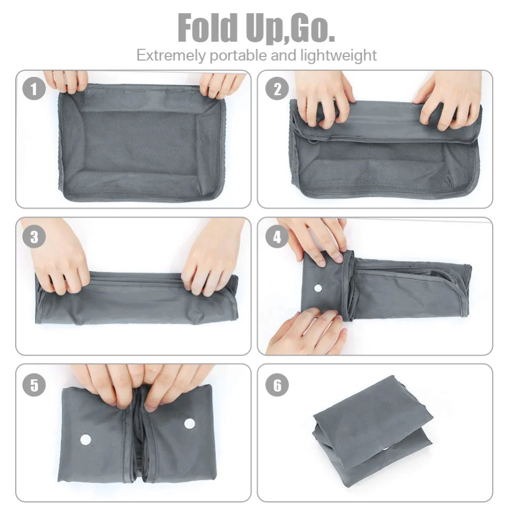 8/7/6-piece travel organizer storage bag luggage packaging set portable luggage organizer clothing shoe bag 250430