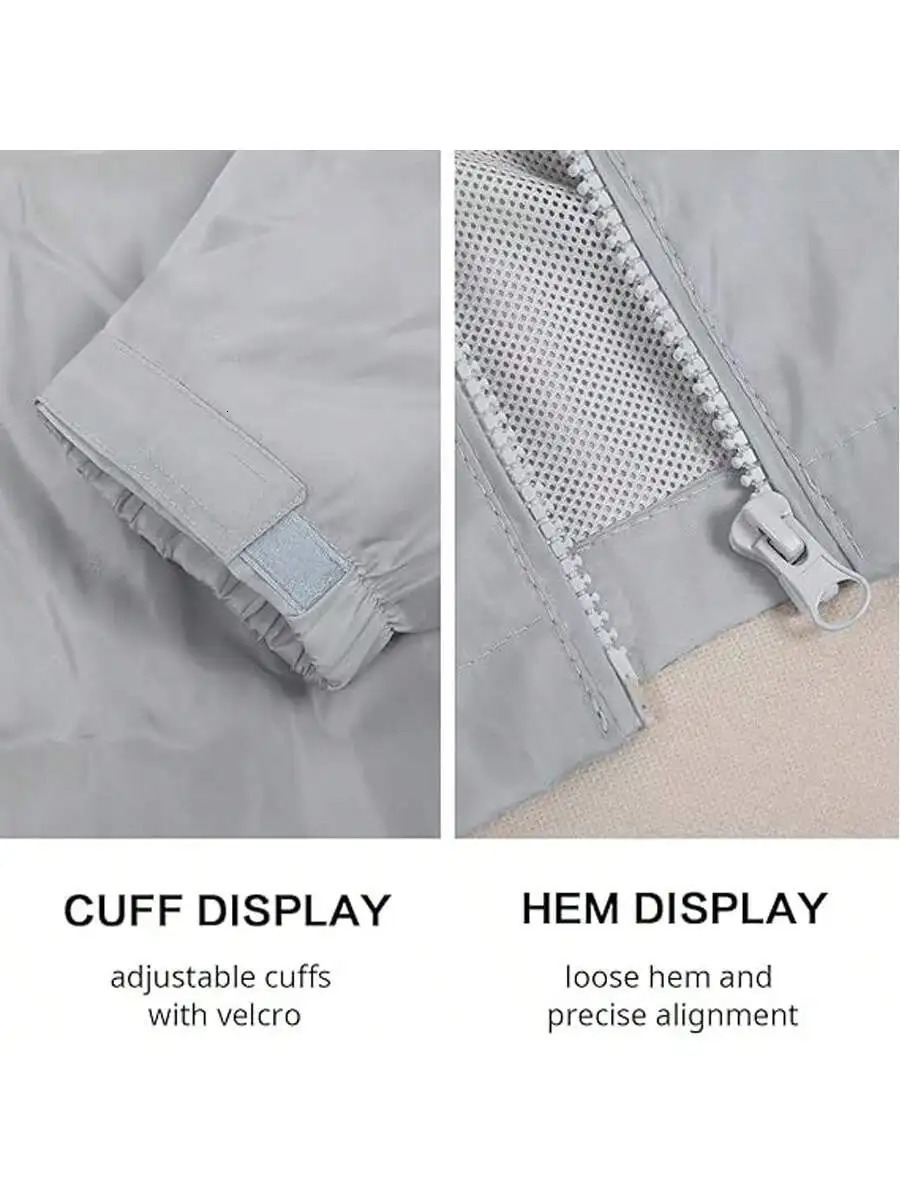 Mens lightweight windproof jacket waterproof hooded with zipper suitable for outdoor play 250428