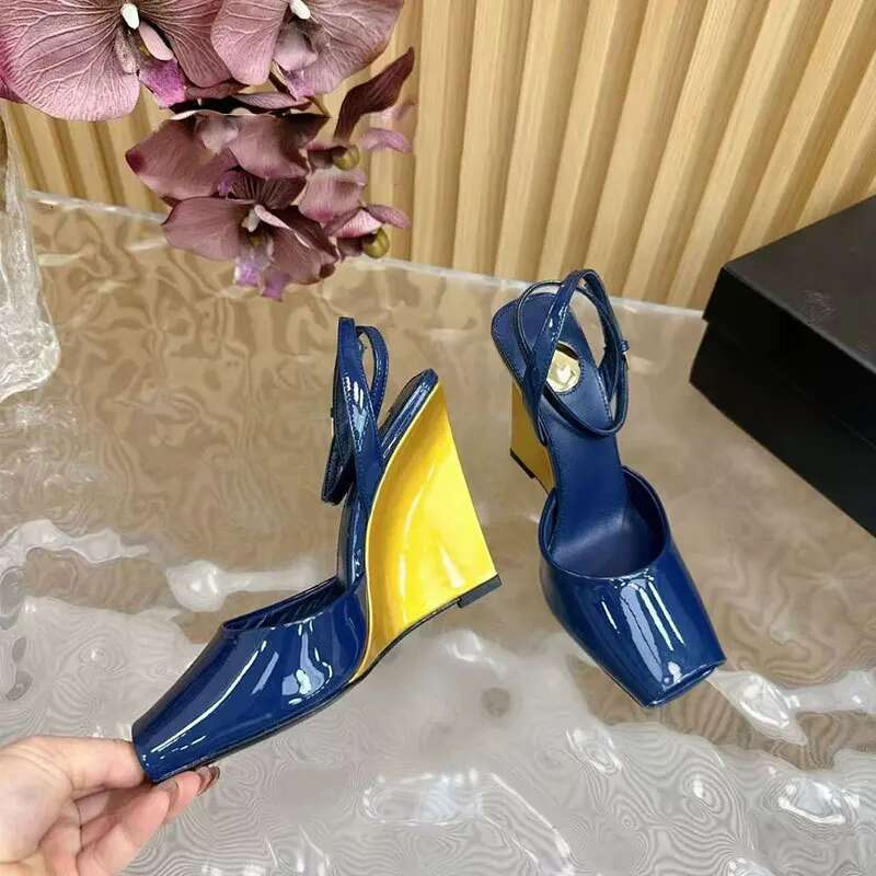 Fish Mouth Open Toe New Stiletto High Heel Ankle Strap Sexy Fashion Runway Women Shoes Designer Buckle Sandals