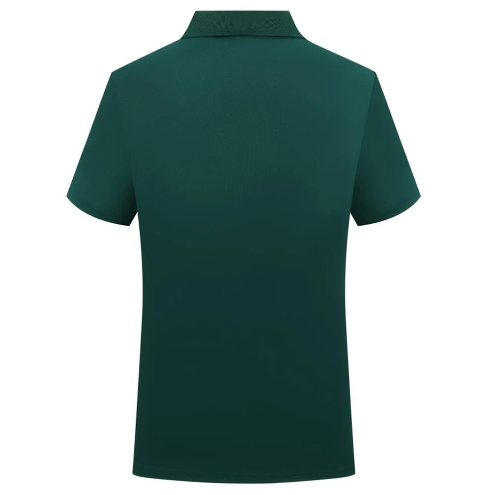 Black Classic Uniform Polo T-shirt Mens Wholesale Bulk Summer Formal Collar T-shirt Mens Casual Camiseta Polo De Hombre 250428