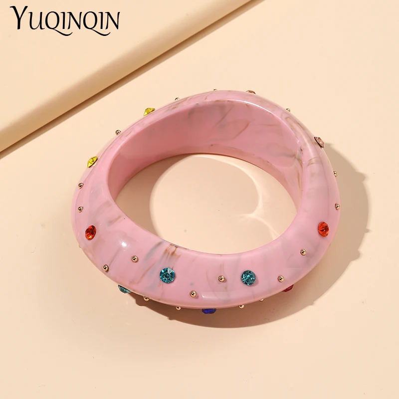 Classic Retro Irregular Geometric Cuff Bracelet Womens Fashion Jewelry Crystal Charm Bracelet Fashion 250425