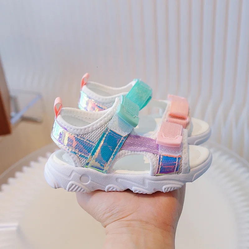 Childrens Sandals Summer Soft Bottom Princess Version Childrens Shoes Little Girls Beach Shoes Girls Shoes 250430