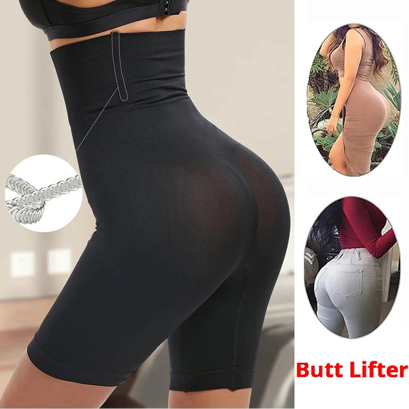 High Waist Trainer Body Shape Abdominal Weight Loss Sheath Female Flat Control Underwear Hip Lifting 250430