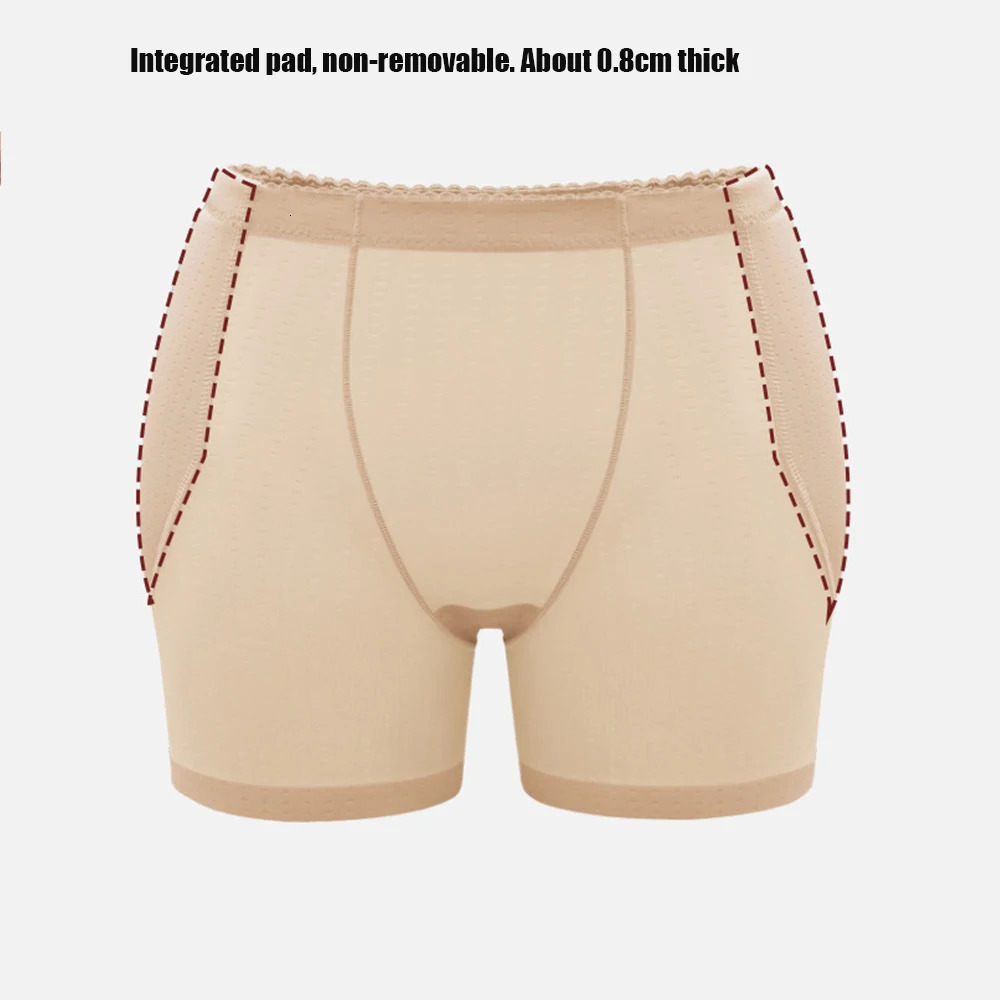 Body shape buttock enhancer underwear womens mid waist lift pad 250430