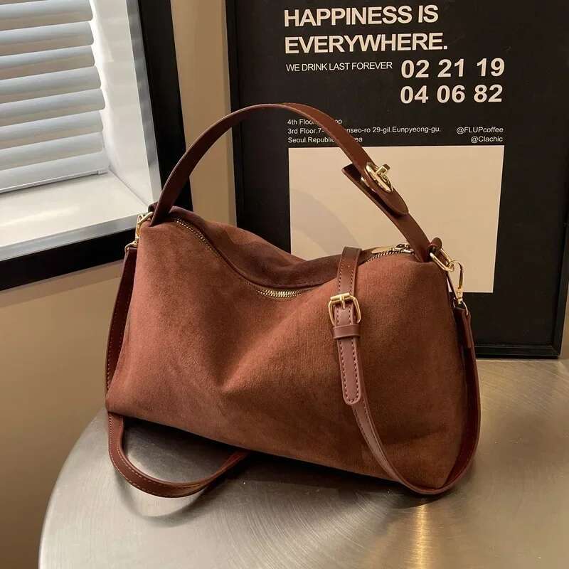 Zip Solid Sewing Thread High Capacity PU Shoulder Hot Sale Bags For Women Simple Fashion Tote Bolsas Femininas Bolsa Bag
