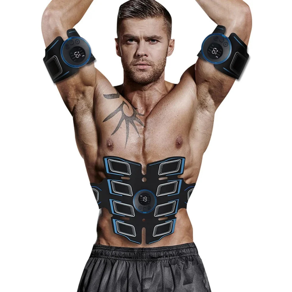 Rechargeable Muscle Massager Portable Muscle Trainer Abdominal Trainer Muscle Toning Fitness Massager Relaxes Fatigue 250424
