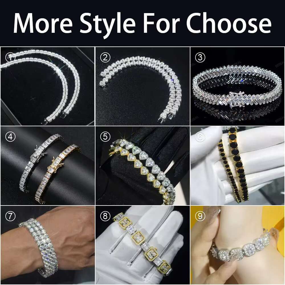 GIA IGI Certified Lab Grown Diamond Tennis Bracelet Chain 10K 14K 18K Gold Adjustable Vvs Lab Created Diamond Tennis Chain