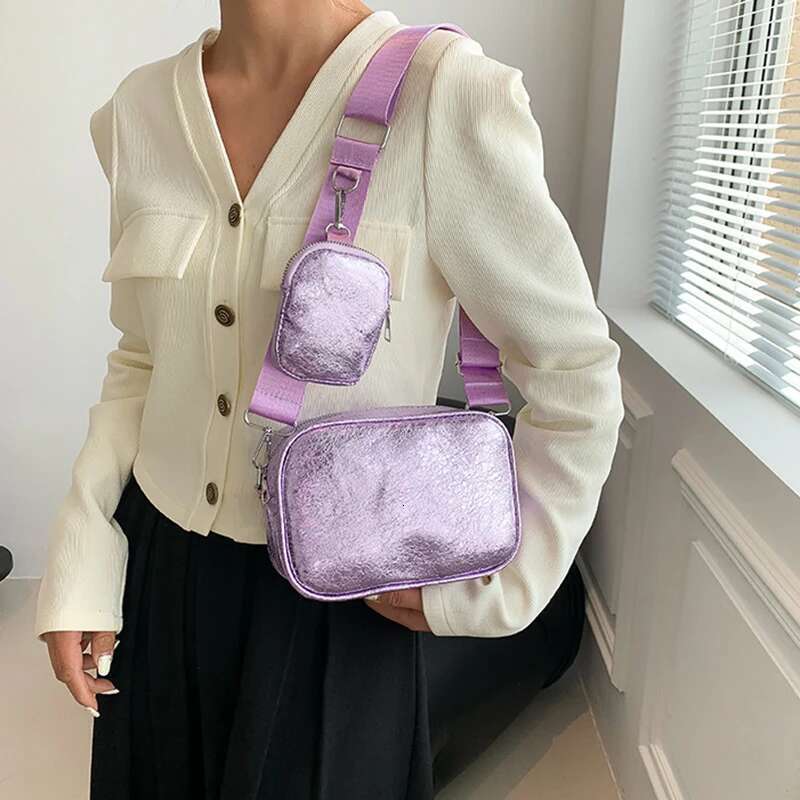 Summer New Bright And Fashionable Charm Personalized Crossbody Hanging Bag Fashion Texture Women's Shoulder Portable Small