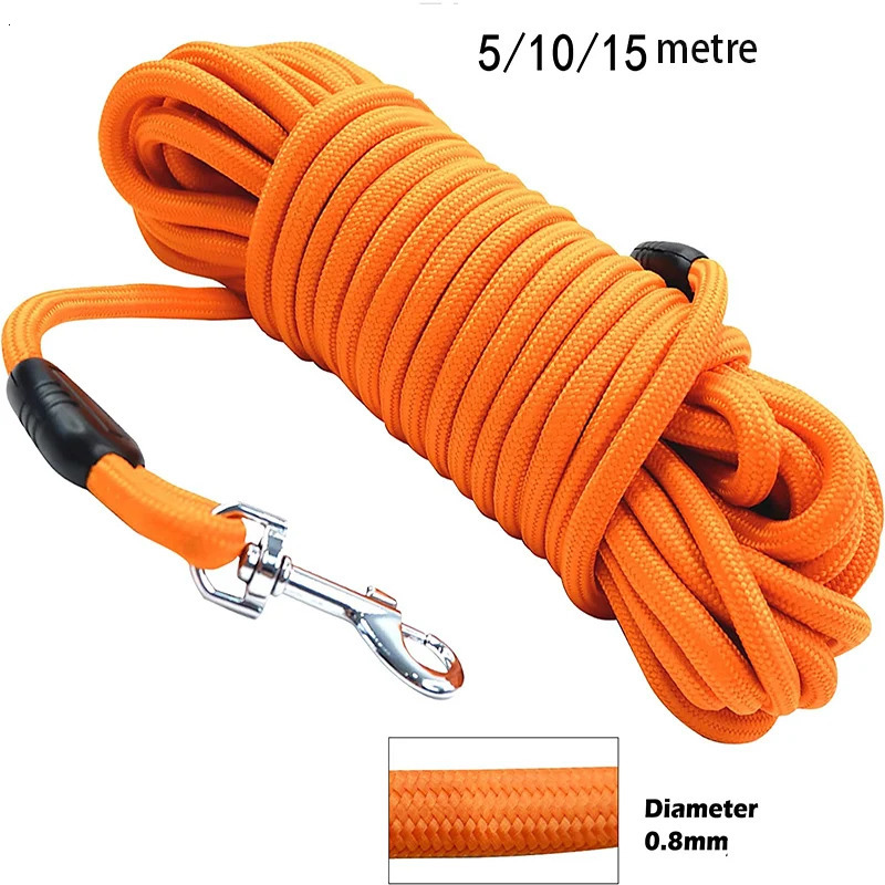 5M/10M/15M Heavy duty Nylon Dog Strap - Tailored for Memory and Agility Training Suitable for Medium to Large sized Dogs 250427