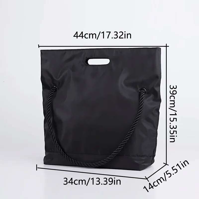 2024 New Large Capacity Crossbody Solid Color Oxford Nylon Shoulder Messenger Bag, Tote Bag For School, Commute