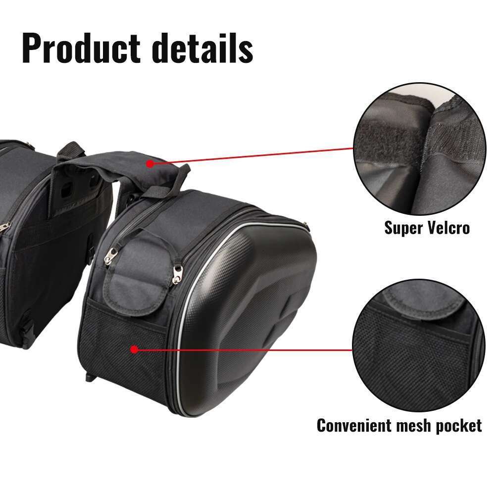 Pair Moto Saddle Bags Side Storage Lage Helmet Bag Fork Tool Pouch For Aprilia Motor Universal Motorcycles