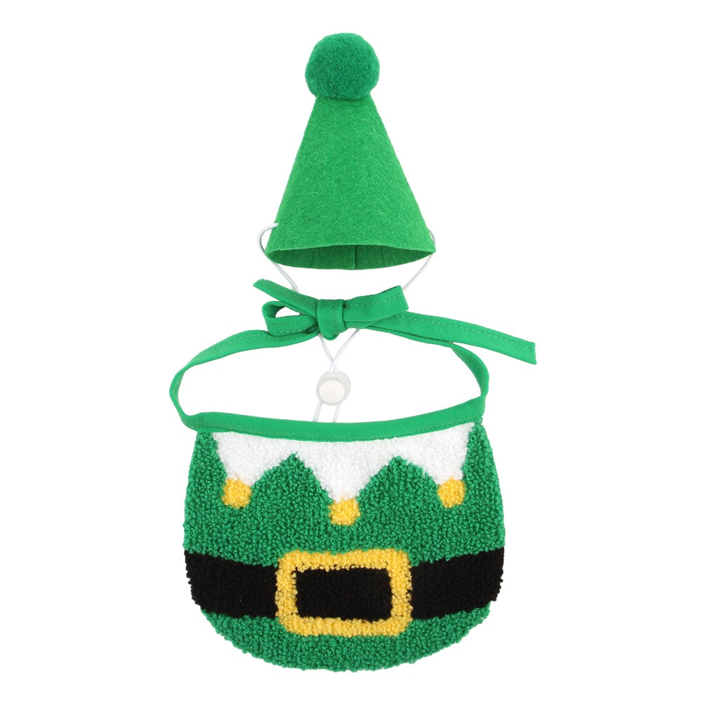Pet birthday costume sets, cat and dog Christmas sets, suitable for small and medium-sized pets