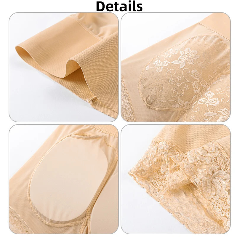 Lace shaped womens hip pad control underwear seamless lift hourglass boot enhancement machine shape 250430