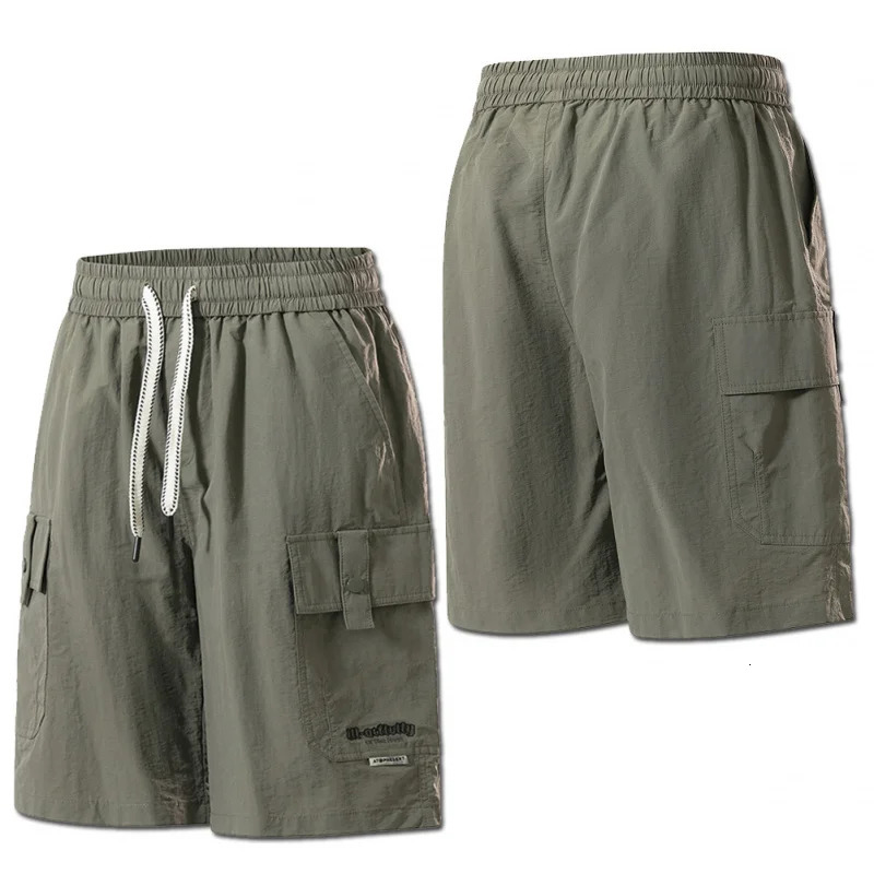 Mens Summer Casual Trouser Original Cargo Shorts Bagged Bermuda Multi Pocket Tactical 250425