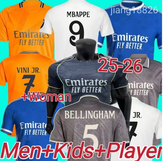 2024 2025 2026 soccer jerseys 24 25 26 Real 4Th Madridfootball shirt CAMAVINGA MODRIC VAiseta men kids uniforms VINI JR BELLINGHAM ARDA GULERLVERDE BELLINGHAM