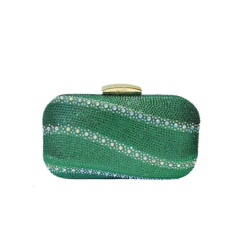 Dinner Bag New With Diamond Inlaid Three Dimensional Box Hand Held Evening Outfit Formal Dress Banquet Bag Wedding Gift Bag KQ