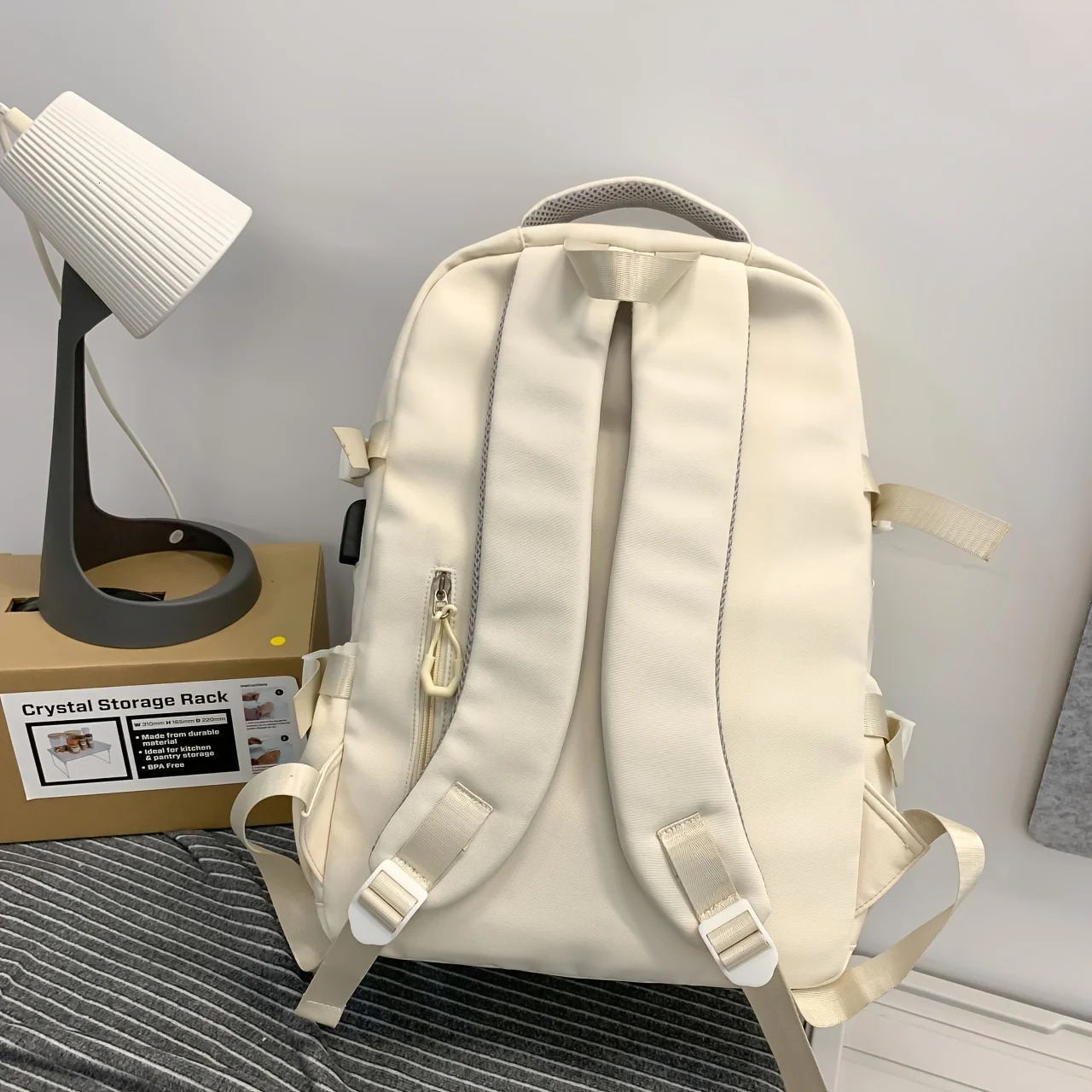 Multi layer high-capacity pre college couple travel backpack 250427