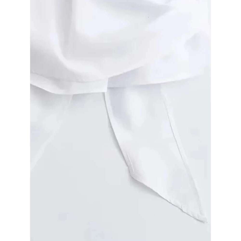 Trza-Women's Long Sleeve Kimono Blouses With Bow Tie, Front Button, Female Shirts, Chic Tops, Fashion