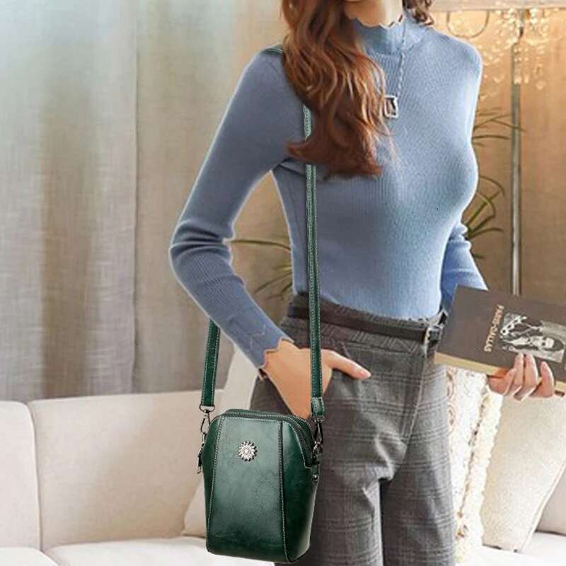 Fashionable And Versatile Mobile Phone New Casual Shoulder Crossbody Small Bag, Artistic Retro Mini Bag For Women
