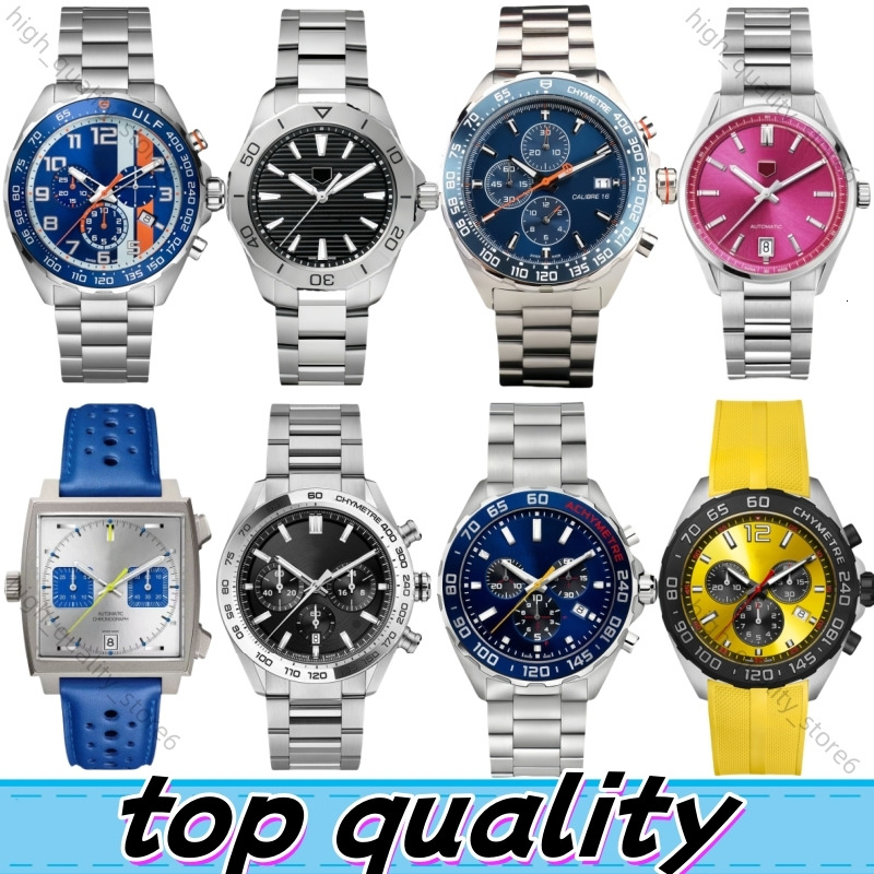 Designer Mens Tagity Hueity Watches Luxury Designer F1 Monacoity Watch Man Watch Woman Watch Top Quality Chronograph Quartz Mechanical Automatic Watch Box Gift 999