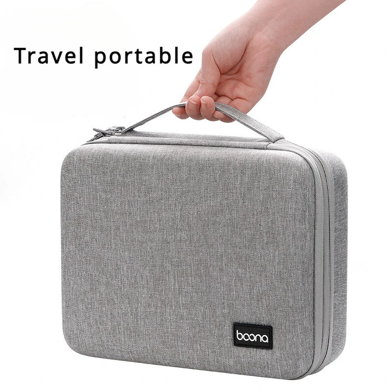 Large capacity digital storage bag travel power bank data cable manager mobile phone charger protective box 250430