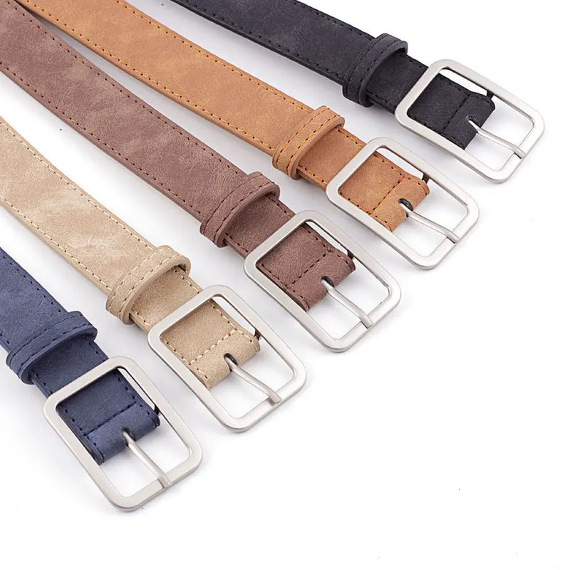 Leopard Print Pu Belt Unisex Fashion Personality Simple Pin Buckle Girdle Goth Retro Hip Hop Y2k Female Waistband 250430