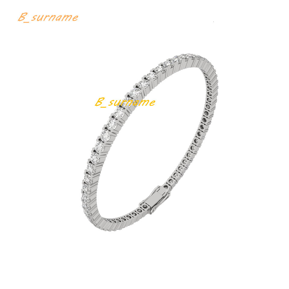 Qinglong Jewelry Custom Tennis Chain Lab Grown Diamond Bracelet 10k/14k/18k Real Gold Lab Diamond Tennis Bracelet With IGI