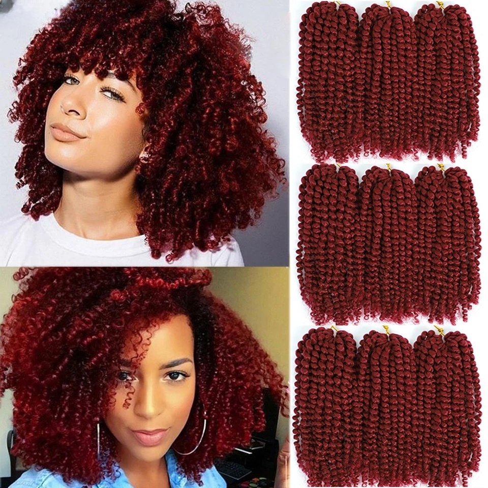 12 Inch Short Passion Twist Crochet Hair Kinky Curly Crochet Hair Crochet Braids for Women Braiding Hair Extensions 20 Packs Passion Prelooped Crochet