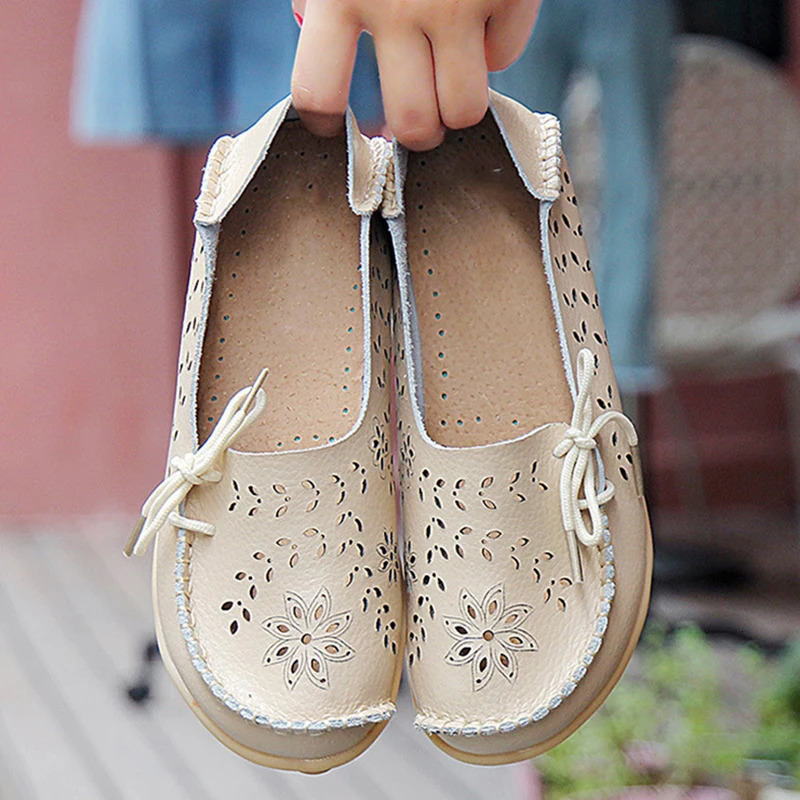 2025 Women Flat Shoes Fashion Women Casual Shoes Breathable Womens Loafers Shallow Comfort Mom Shoes Ladies Zapatillas Mujer 250421
