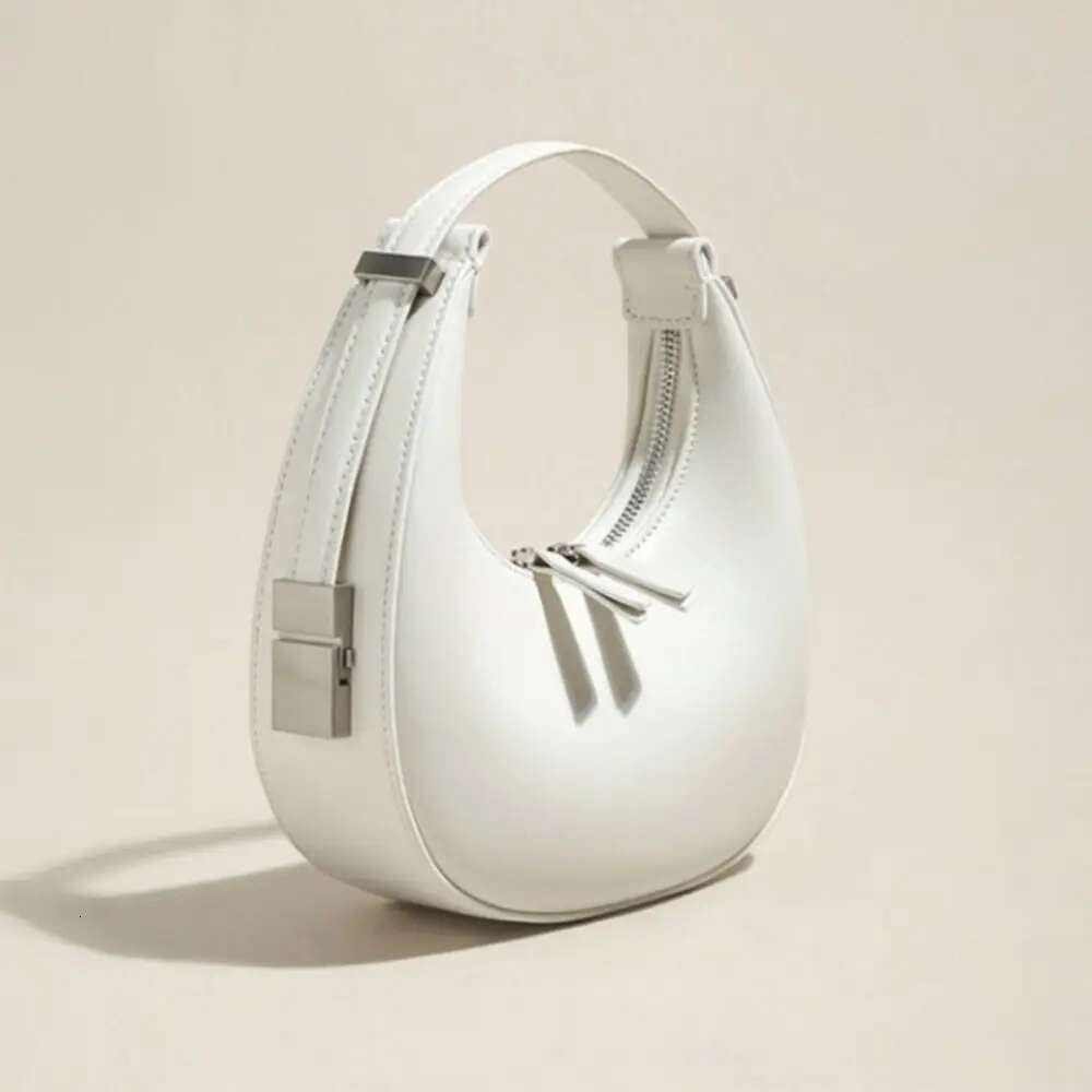 Creativity Minimalist Style Half-Moon Bag Purse Fashion High-End Armpit Handbag PU Leather Women's Shoulder Bags