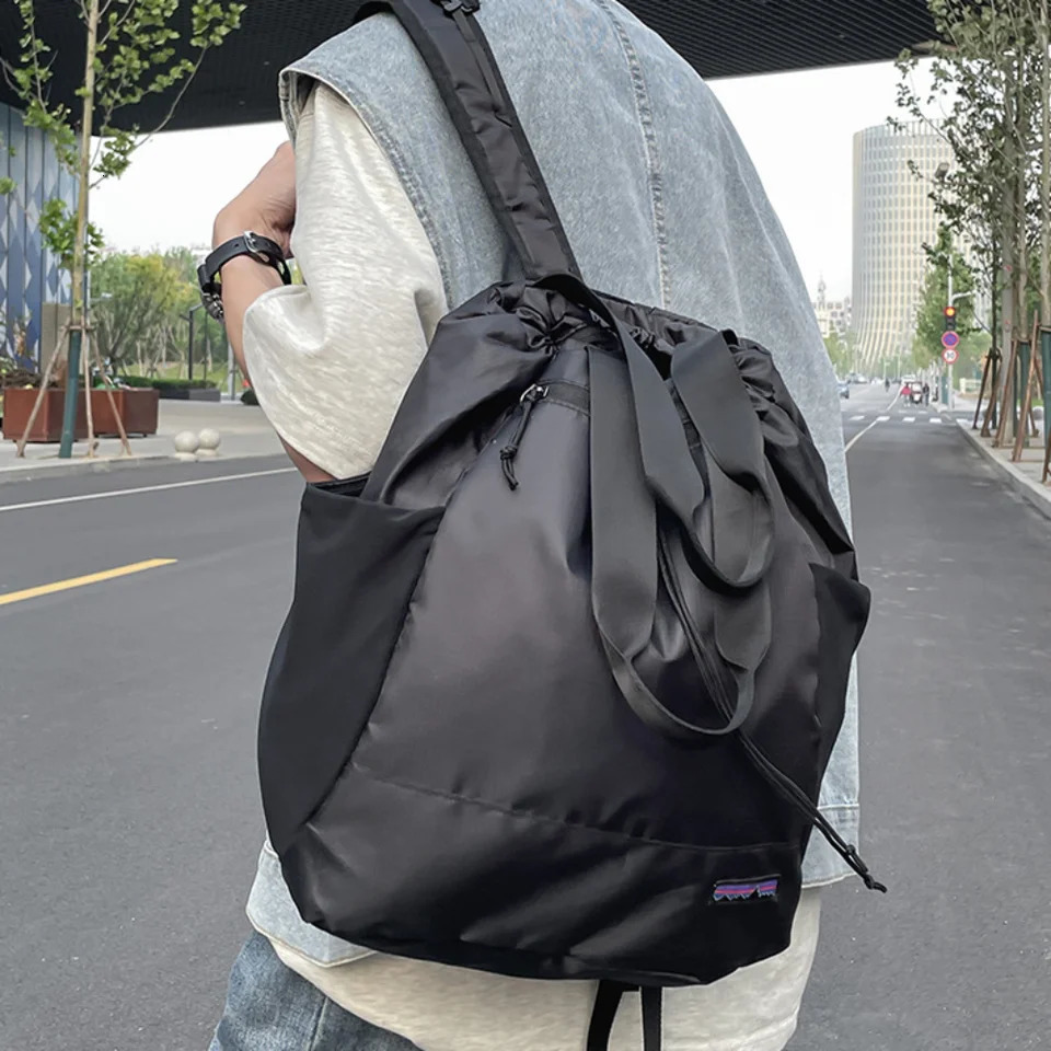 Contrasting Color Backpack for Outdoor Travel Waterproof Lightweight Backpack Daily Versatile Backpack Fashion Bag 250427